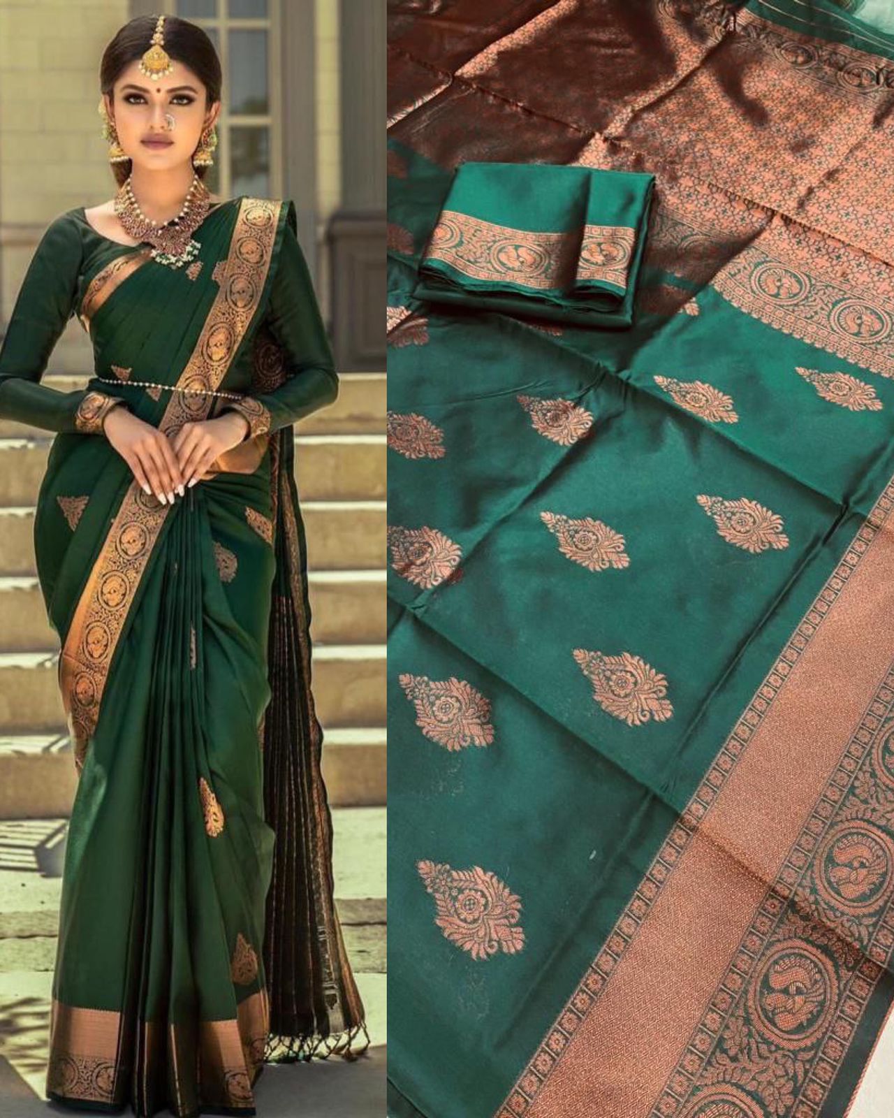 MF 1400 Designer Soft Lichi Silk Sarees Wholesale Market In Surat